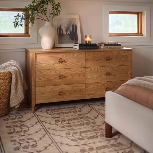 real wood dresser Fullerton Reclaimed Barnwood Dresser Natural