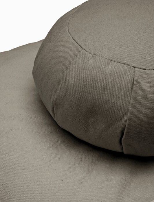The Practice Meditation Cushion in grey.