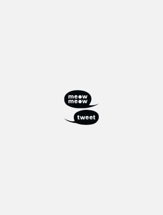 Meow Meow Tweet logo.