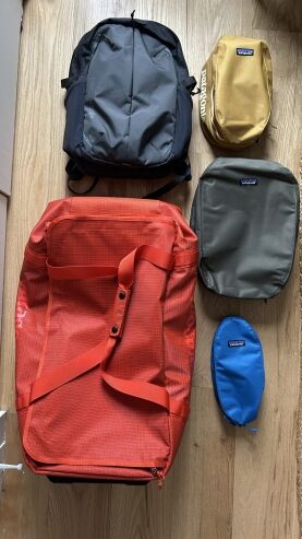 llbean equivalent of patagonia black hole Duffel 55 L Black travel documents REI Big Haul vs Patagonia