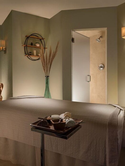The spa room at Chatham Bars Inn. 